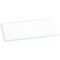 Plymor 1" x 2" Rectangle, 3mm Thick Beveled Clear Glass